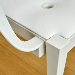 2er Set Armlehnstuhl Play P Starck Sitz Und Rücken Synthetik Weiß Gestell Chalk Weiß