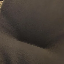 2er Set Armlehnstuhl Renata Leder Dino 545 Schwarz Gestell Metall Schwarz