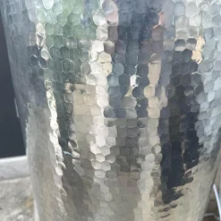 2er Set Beistelltisch Cairo Messing Verzinnt Handgehämmert