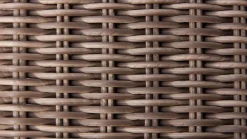 4er Set Freischwinger Jenny Vollgeflecht Macchiato Hellbraun Beige Untergestell Rundrohr Edelstahl