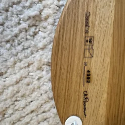 2er Set Hocker Tabouret Berger Und Meribel In Eichenholz Natur Und Schwarz Gebeizt