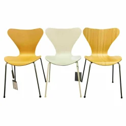 3-er Set Serie 7 Eiche Natur Ulme Natur Und Esche Weiß Gefärbt Stapelbar