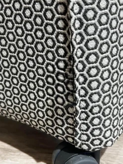 6er Set Sessel MR Picara 317 Stoff Yves Silver 12 Grau Und Stoff Mango Grey Grau 18746 Füße Rollen Schwarz