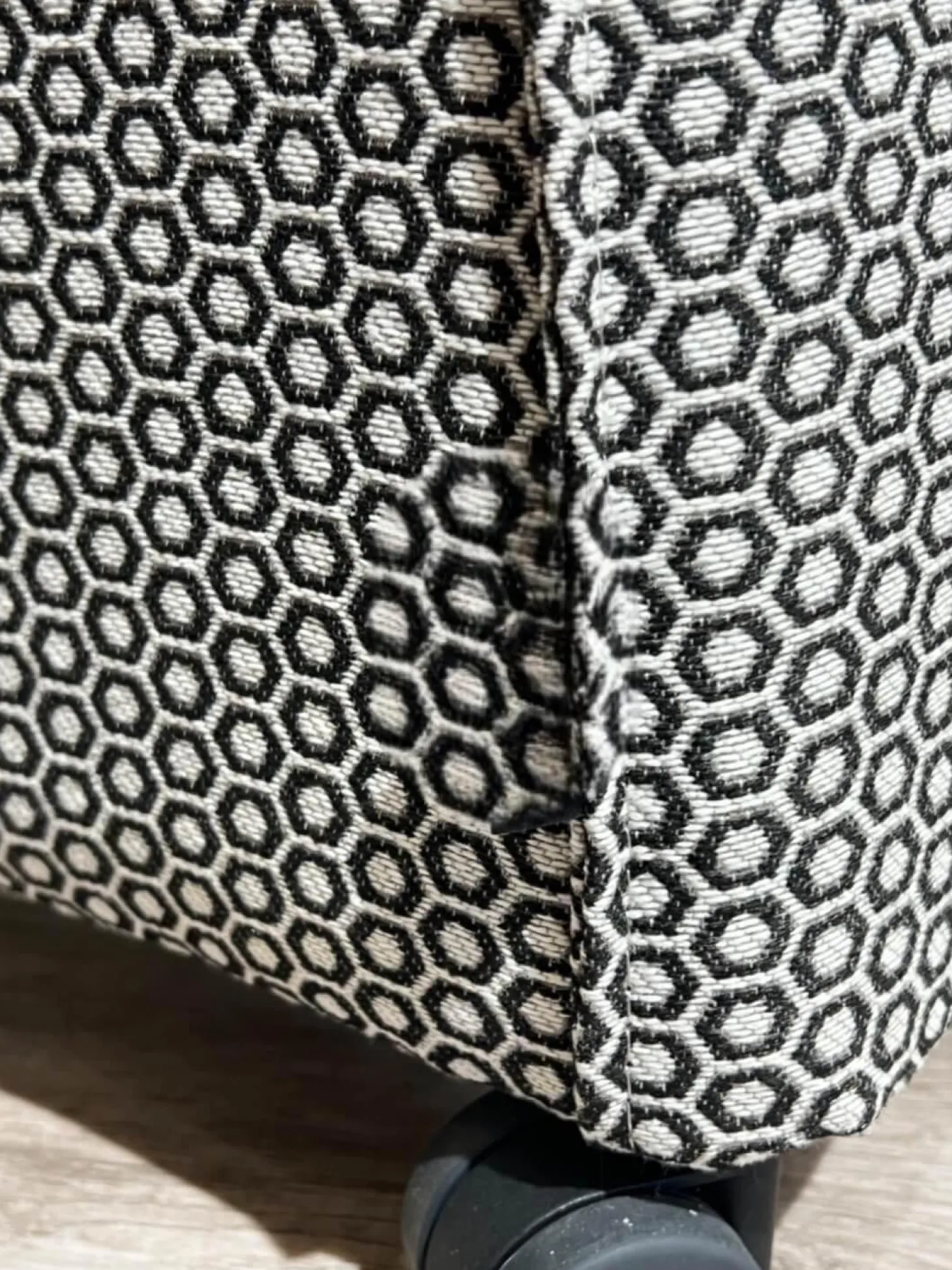 6er Set Sessel MR Picara 317 Stoff Yves Silver 12 Grau Und Stoff Mango Grey Grau 18746 Füße Rollen Schwarz