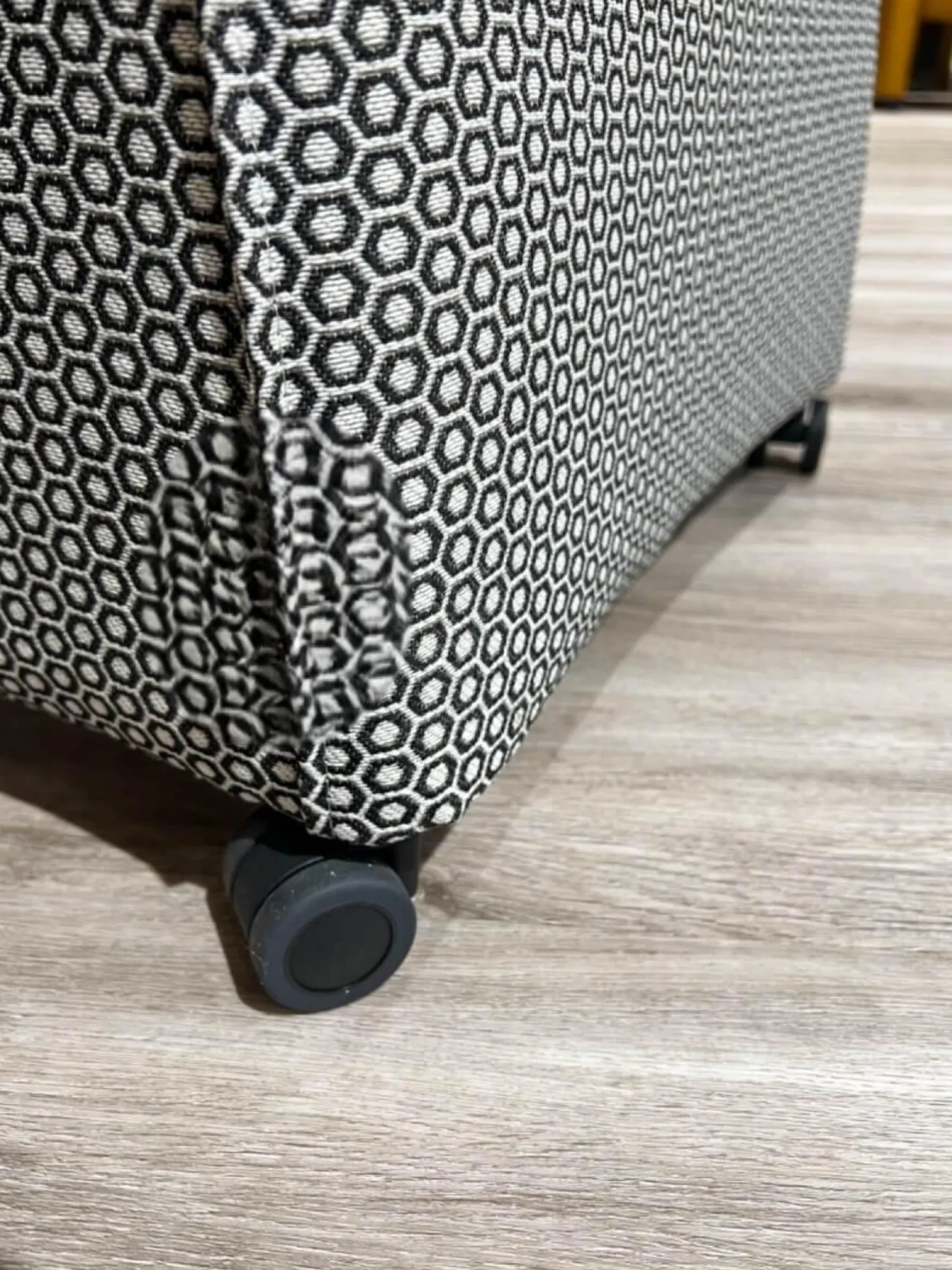 6er Set Sessel MR Picara 317 Stoff Yves Silver 12 Grau Und Stoff Mango Grey Grau 18746 Füße Rollen Schwarz