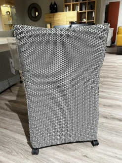 6er Set Sessel MR Picara 317 Stoff Yves Silver 12 Grau Und Stoff Mango Grey Grau 18746 Füße Rollen Schwarz