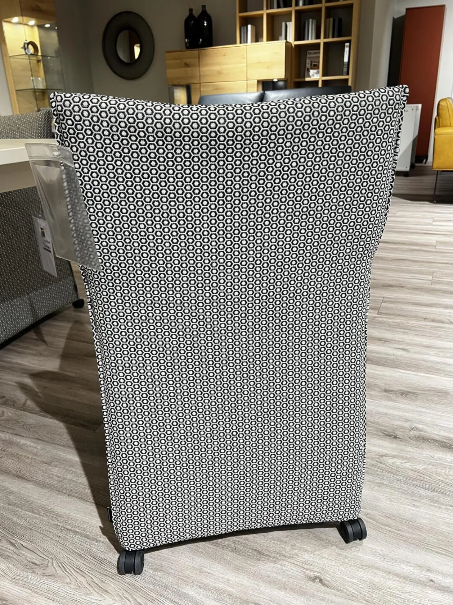 6er Set Sessel MR Picara 317 Stoff Yves Silver 12 Grau Und Stoff Mango Grey Grau 18746 Füße Rollen Schwarz