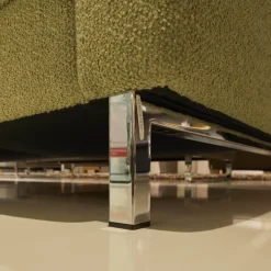 2er Set Sofa Classics 500 Bezug Stoff 2036.59 Monza Kufen Hochglanz Inklusive Kopfstütze Eckig Verstellbar