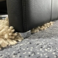 2er Set Sofa Gomera 404 Bezug Leder Savanna Schwarz