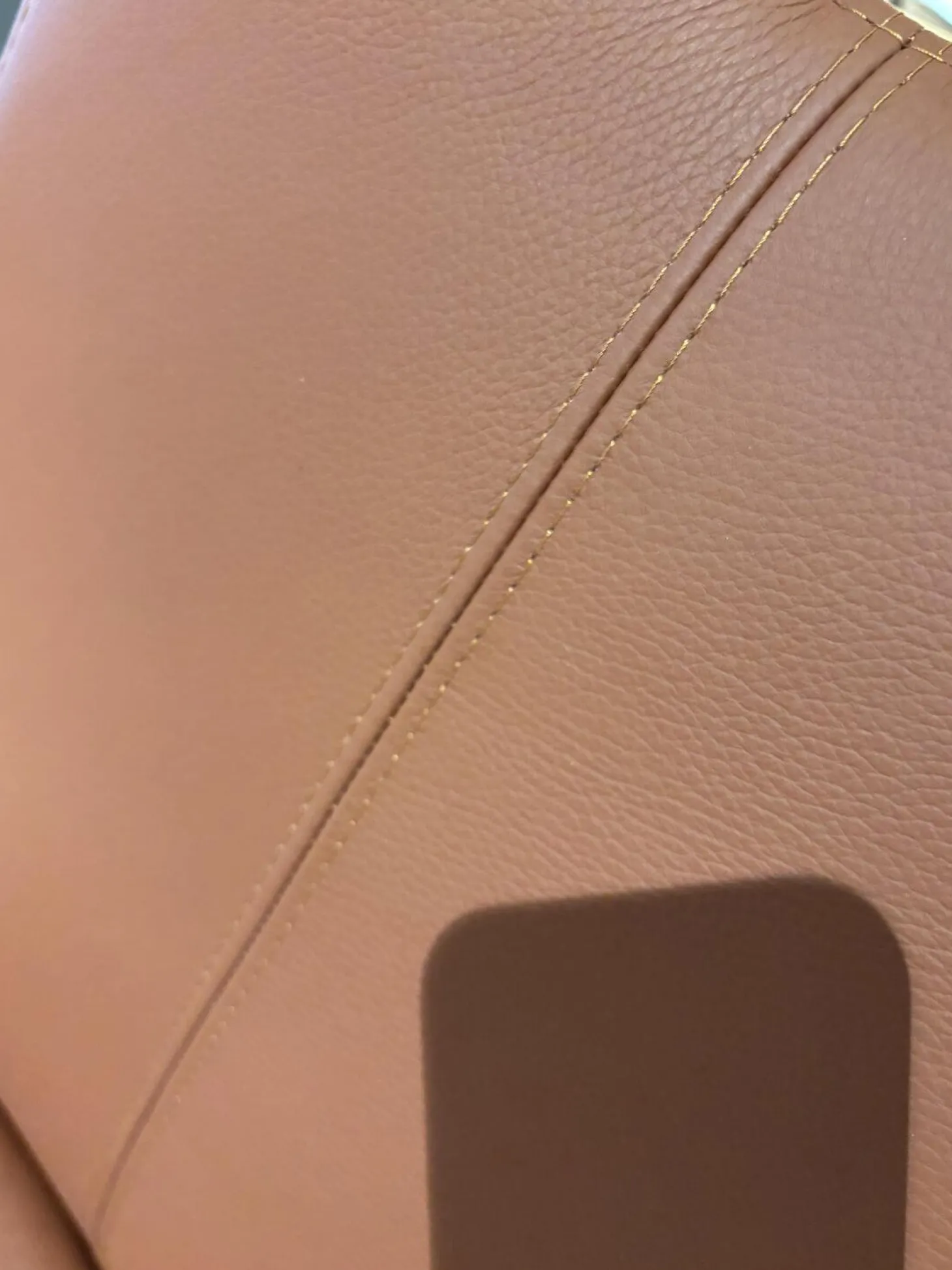 6er Set Stuhl Emma Leder Toledo II Terra Braun Gestell Edelstahl Quadratisch