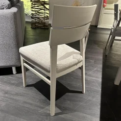 4er Set Stuhl 674G WM Casa 220 Stoff Lennon Silver Lining 12702 Grau Gestell Pinie Grau Soft Ohne Tisch