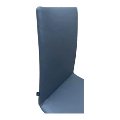 3er Set Stuhl Karma Leder Toledo Anthrazit Gestell Flachstahl Schwarz Mit Und Ohne Armlehnen