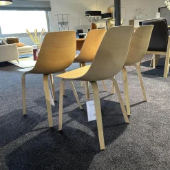 4-er Set Stuhl Miunn S164VS Eiche Gebleicht