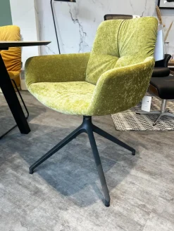 6er Set Stuhl Pelle Stoff Oxford 503 Senf Gelb Und 400 Gelb Untergestell Anthrazit Inklusive Gleiter