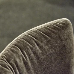 2er Set Stuhl Polo Cocktail Stoff Emilia B-121 Untergestell Nussbaum Geölt Mit Drehfunktion Und Rückholmechanik