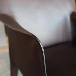 4er Set Stuhl Saddle Chair Leder Saddle Braun 2 Stühle Mit 2 Stühle Ohne Armlehne