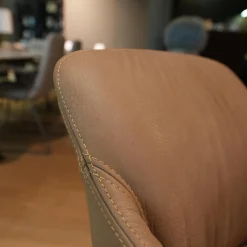 4er Set Stuhl Youma Casual Leder Kenia Rock 19 Braun Drahtkufengestell M11 Schwarz