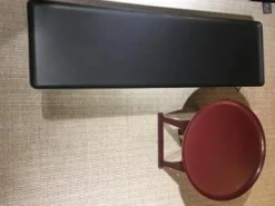 2er Set Tisch Recipio Shelllack In Rot Und Schwarz