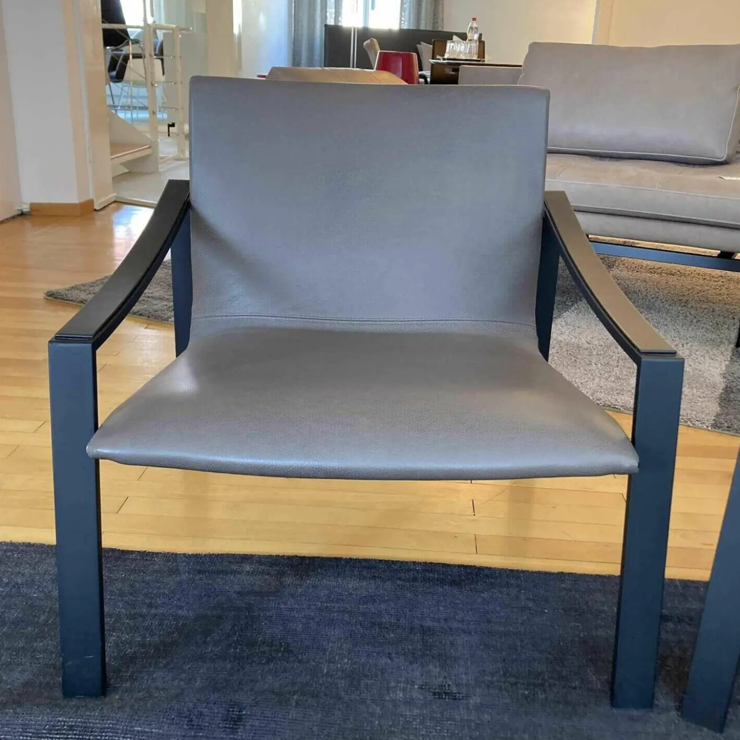 2er-Set Armlehnstuhl Allure APO 1 Leder Dunkelbeige