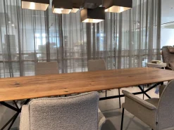 4er-Set Armlehnstuhl Jaro 200 Stoff 071 Ash Beige Grau Gestell Schwarz Gepulvert