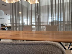 4er-Set Armlehnstuhl Jaro 200 Stoff 071 Ash Beige Grau Gestell Schwarz Gepulvert