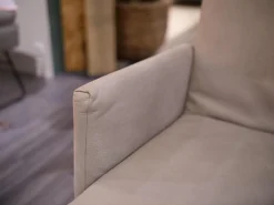 2er-Set Armlehnstuhl WK 790 Bezug Leder LK60 Steel Grau Schlittengestell Schwarz