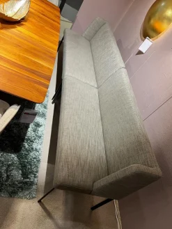 2er-Set Bank Juna Stoff Sama CK2763 Mud 094 Grau Gestell Metall Schwarz Pulverbeschichtet