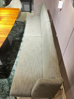 2er-Set Bank Juna Stoff Sama CK2763 Mud 094 Grau Gestell Metall Schwarz Pulverbeschichtet