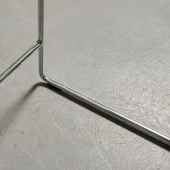 2er-Set Barhocker Wave Bezug Eco-Leder Schwarz Gestell Verchromt Inklusive Gleiter