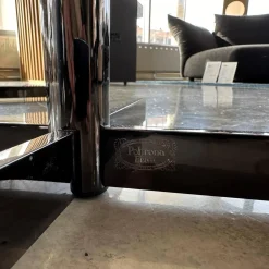 2er-Set Beistelltisch Bob Canaletto Nussbaum Braun