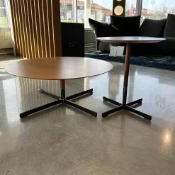 2er-Set Beistelltisch Bob Canaletto Nussbaum Braun