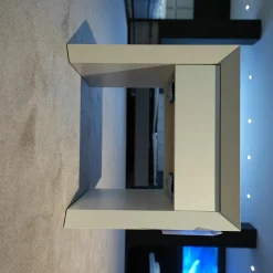 2er-Set Beistelltisch Cosa Lack Weiß