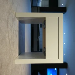 2er-Set Beistelltisch Cosa Lack Weiß