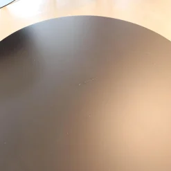 2er-Set Beistelltisch Panna Cotta Stahlbech Schwarz Lackiert Marmor Marquina Schwarz