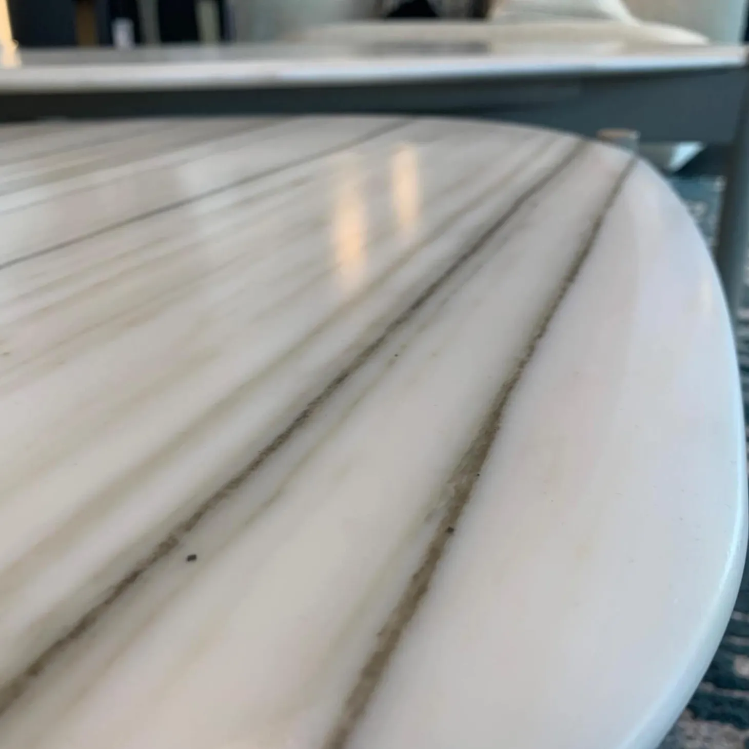 2er-Set Couchtisch Heath Marmor Zembrino Gestell Holz Creme