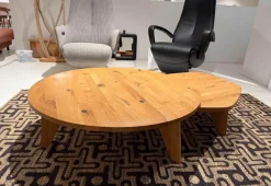 2er-Set Couchtisch Ur Freiform Eiche Wild Naturöl