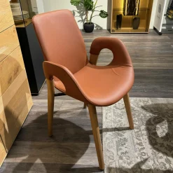 6er-Set Harta Jasper Leder 22 Cognac Braun Kerneiche Umato