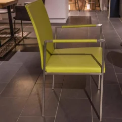 2er-Set Kosmos II Armlehnstuhl Leder Apple 2-38 Grün