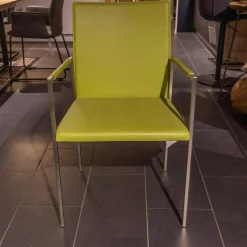 2er-Set Kosmos II Armlehnstuhl Leder Apple 2-38 Grün