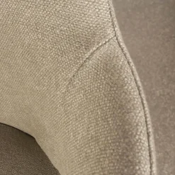 4er-Set Leda Stühle Stoffbezug Ernest 344 Beige mit Armlehnen