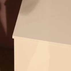 2er-Set Nachtkommode Miria Glattlack 419 Blütenweiß Zargen 023 Birke Sahara Mit Push Beschlag