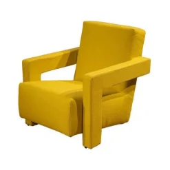 2er-Set Outdoorsessel Utrecht XL Stoff Gelb Mit Knopflochstich Gestell Stahl Mit Stoff Bezogen Gelb