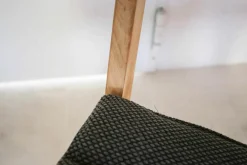 2er-Set Outdoor-Stuhl Flip In Teak Inkl. Sitz-und Rückenkissen Farbe Cane-Line Focus Dunkelgrau Stühle Klappbar