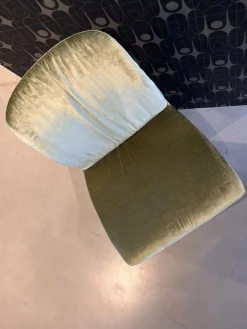 4er-Set S1000 Stoff M273 Velours Glänzend Olivgrün RAL6013 Reed Green