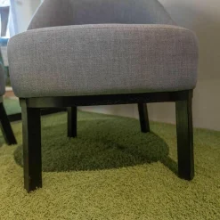 2er-Set Sessel Alf Eiche Schwarz Stoff 401 Casual 58 Light Blue