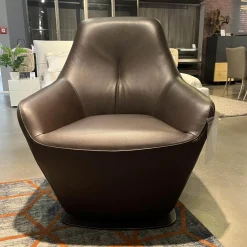 2er-Set Sessel Cantate Leder Raffino 210 Mustang Fuß Stahl Epoxy E2200 Nuit