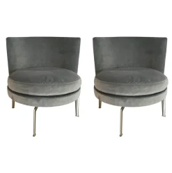 2er-Set Sessel Feel Good FG 5 Drehbar Füße Satiniert