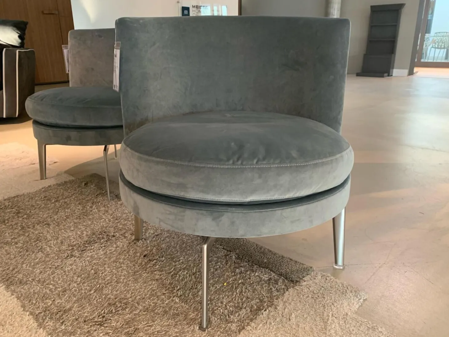 2er-Set Sessel Feel Good FG 5 Drehbar Füße Satiniert