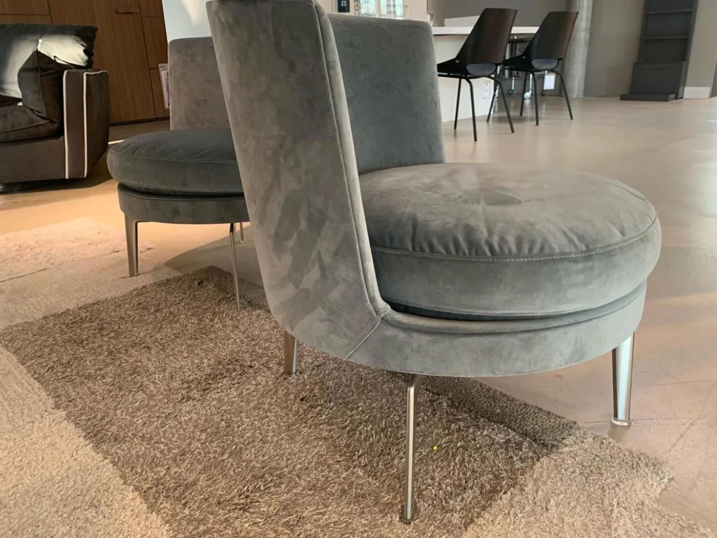 2er-Set Sessel Feel Good FG 5 Drehbar Füße Satiniert