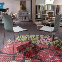 2er-Set Stühle Catifa 46 Kufengestell Polyprophylen Zweifarbig PO00217 Minz/Weiß Stahl CRO Verchromt